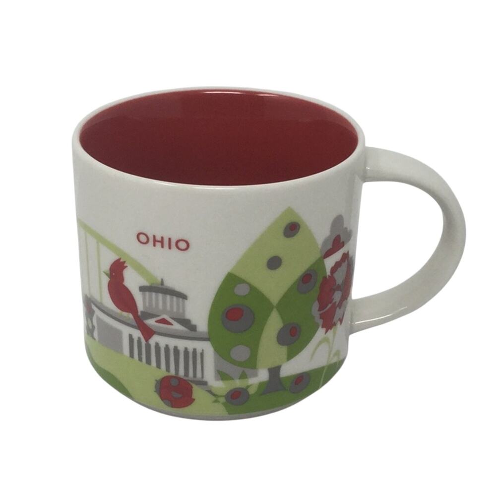 Starbucks Mug Ohio You Are Here Collection 14oz Coffee Mug